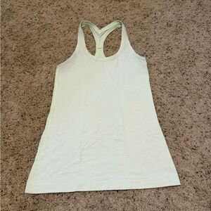 Lululemon Black Racerback Stretch Tank Top Women's Size 6 Yoga Gym